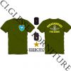 T-shirt Maglia Folgore Esercito verde ar