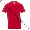 T-shirt manica corta cotone rosso