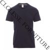T-shirt manica corta cotone blu