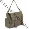 Borsa vintage verde militare